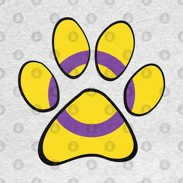 Intersex Pride Paw by HyperOtterDesigns